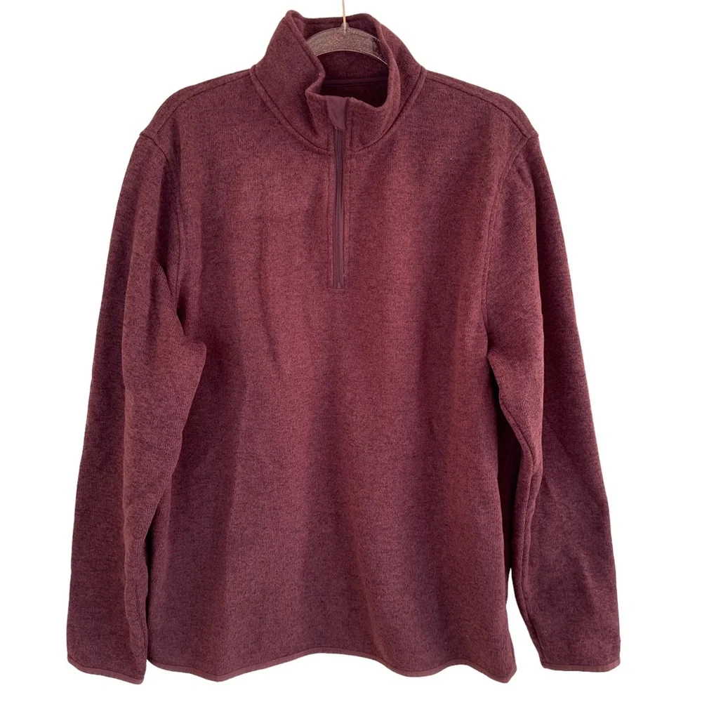 J. Crew Knit Pullover Sweatshirt Quarter Zip Sweater